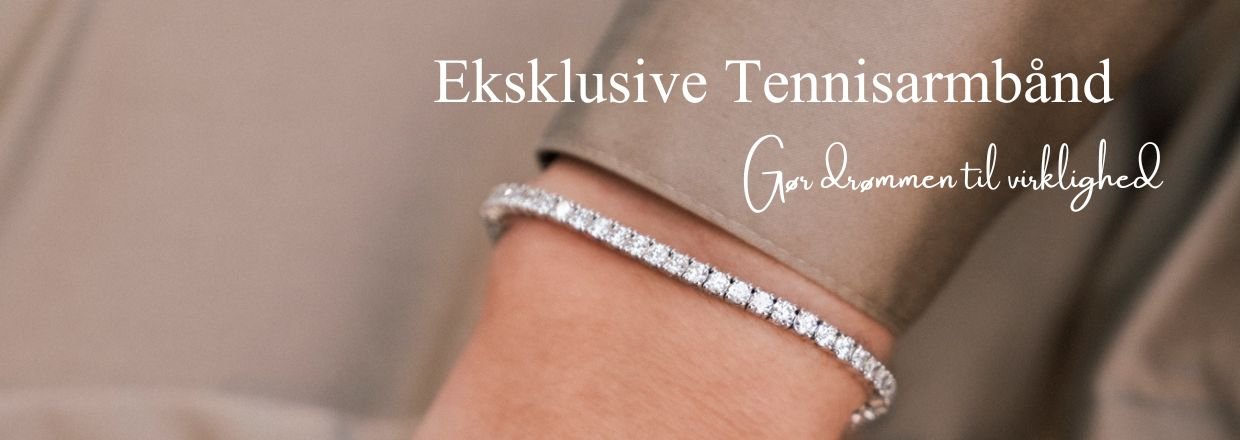 Tennisarmb�nd med diamanter