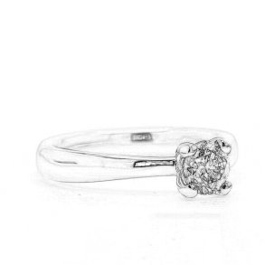 Delbetaling diamantring