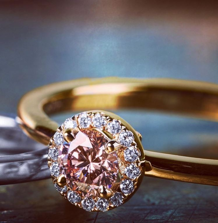 temperament Kollegium kedel Specialdesignet forlovelsesringe med Diamanter