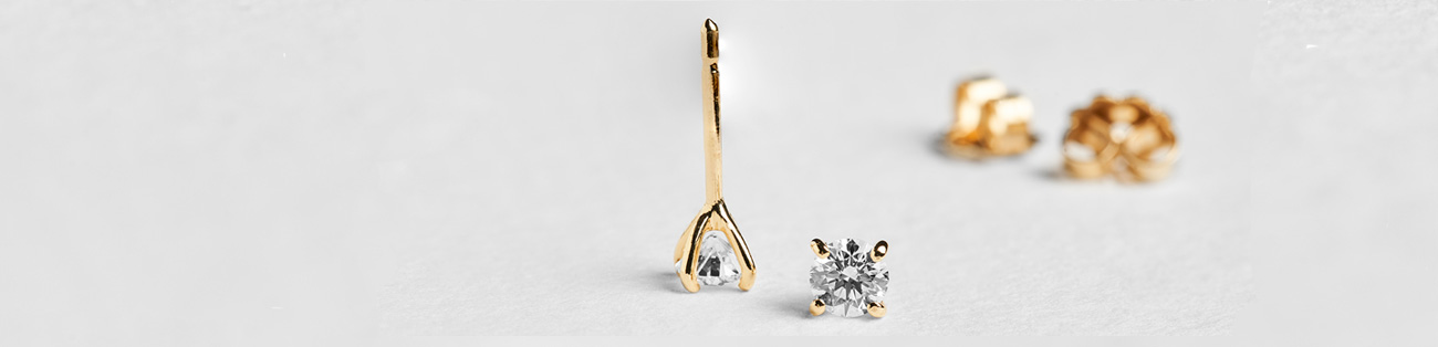 diamant øreringe