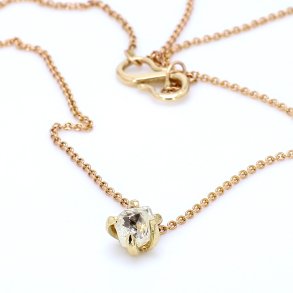 BLUEBERRY HALSKDE MED DIAMANT 