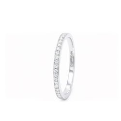 ALLIANCERING MED KANT HVIDGULD