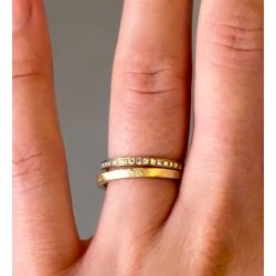 ALLIANCERING MED BRILLANTER