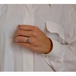 KRAFTIG SAFIRRING BL