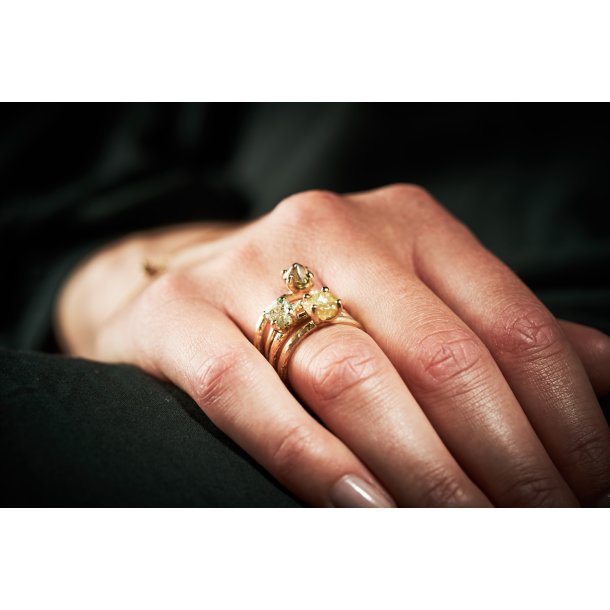 ROUGH DIAMANT RING CLEAR