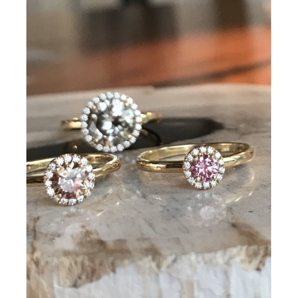 DIAMANTRING MED 2.10 DIAMANT BL�GR�