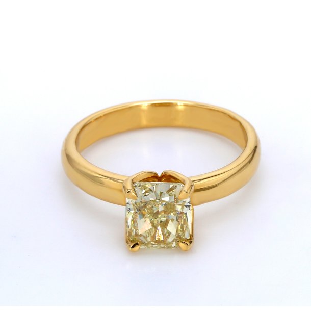 DIAMANTING 2.00 CT CUSHION SLEBET