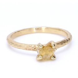 R� DIAMANT RING GUL