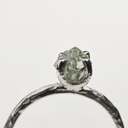 ROUGH DIAMANT RING BLGRN