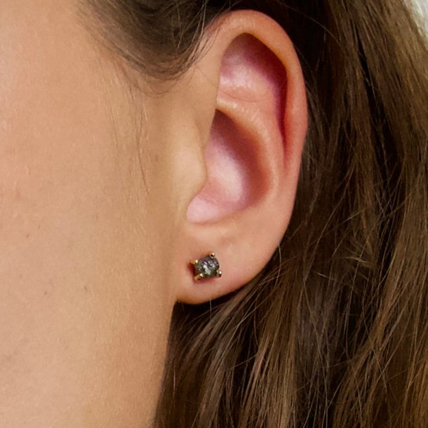 DIAMANT �RESTIKKER MED SORTE DIAMANTER