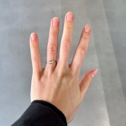 R DIAMANT RING CHAMPAGNE