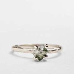ROUGH DIAMANT RING BLGRN