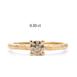 DIAMANTRING MED CHAMPAGNE DIAMANT