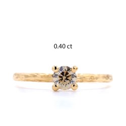 DIAMANTRING MED CHAMPAGNE DIAMANT