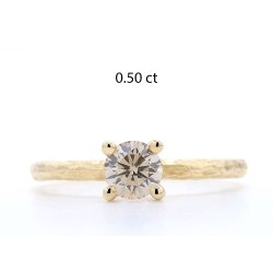 DIAMANTRING MED CHAMPAGNE DIAMANT