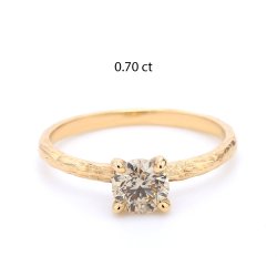 DIAMANTRING MED CHAMPAGNE DIAMANT