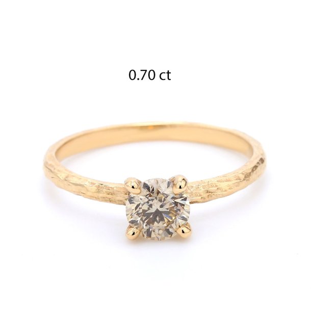 DIAMANTRING MED CHAMPAGNE DIAMANT