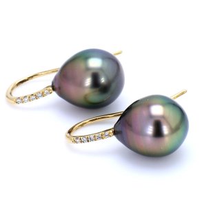 RERINGE TAHITIPERLER OG DIAMANTER