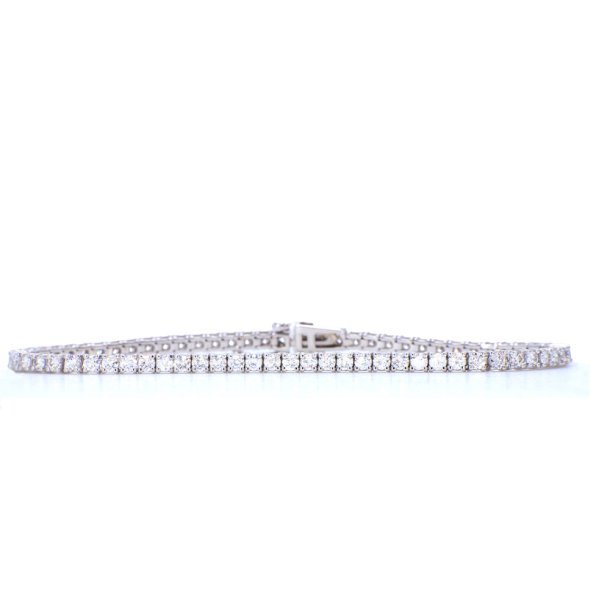 TENNISARMBND i 18 kt hvidguld &amp; 2.00 carat diamanter