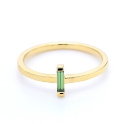 RING MED GRN DIAMANT