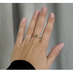 RING MED USLEBEN BLGR DIAMANT