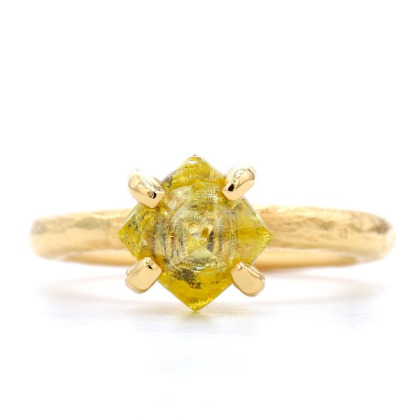 RING MED INTENSE YELLOW R DIAMANT