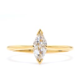 DIAMANTRING OVAL DIAMANT