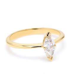 DIAMANTRING OVAL DIAMANT