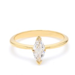 DIAMANTRING OVAL DIAMANT