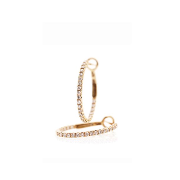 CREOLER MED DIAMANTER 2.5 CM