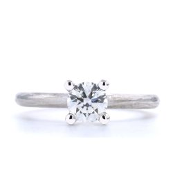 VIELSESRING HVIDGULD DIAMANT