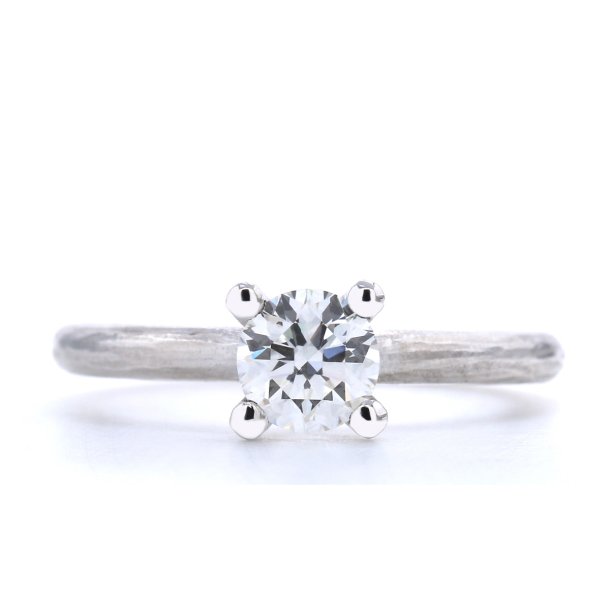 DIAMANTRING I HVIDGULD