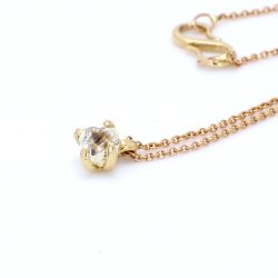 BLUEBERRY HALSKDE MED DIAMANT 