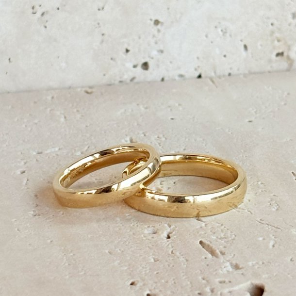 klassiske blanke vielsesringe