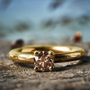 SOLITAIRERING 0.70 CT DIAMANT