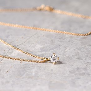 SOLITAIRE VEDH�NG DIAMANT