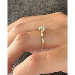 DIAMANTRING MED CHAMPAGNE DIAMANT