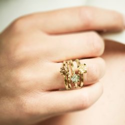 RING MED USLEBEN DIAMANT