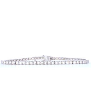 TENNISARMBND i 18 kt hvidguld & 2.00 ct. diamanter