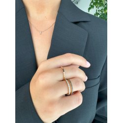 RING MED SORT DIAMANT