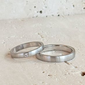 VIELSESRINGE S�T I HVIDGULD