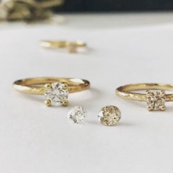 DIAMANTRING CHAMPAGNE DIAMANT